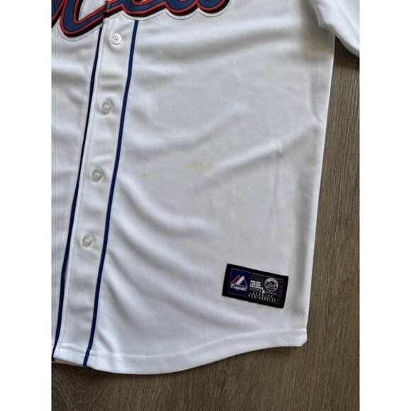 Vintage Y2K New York Mets David Wright #5 Baseball Jersey MLB White Shirt Rare - Picture 7 of 15